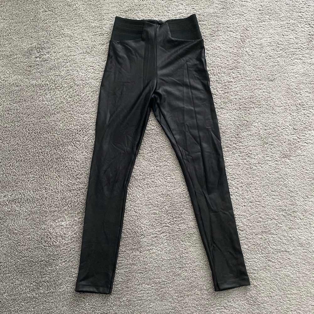ASOS faux leather leggings size 0